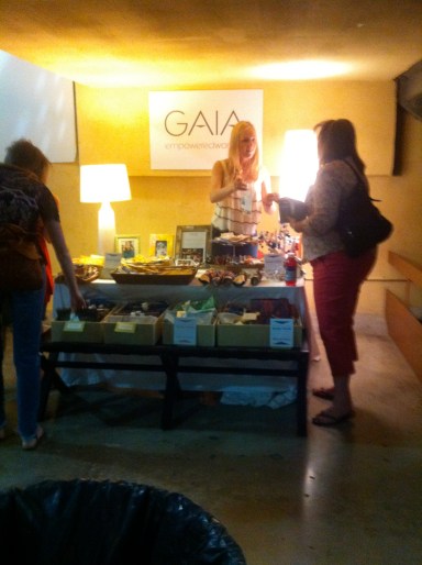 GAIA Booth At Dallas Flea