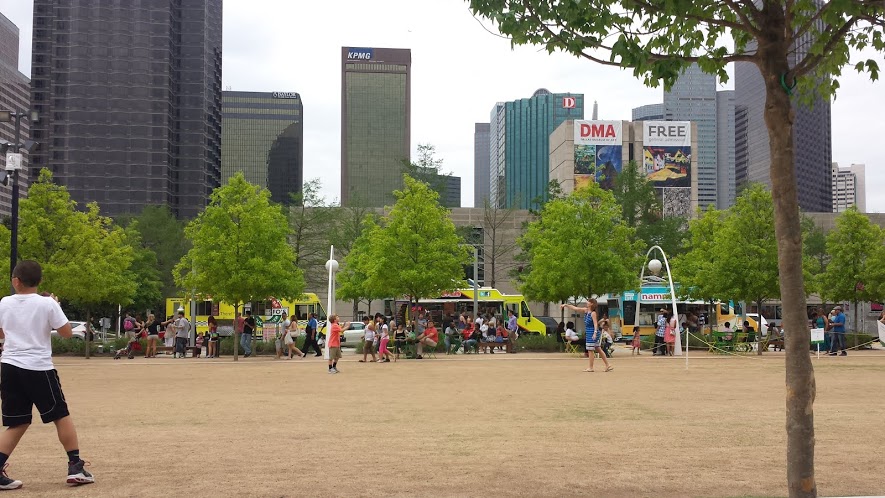 Klyde Warren Park Looking Green